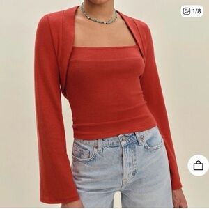 Chloe Knit Shrug Set